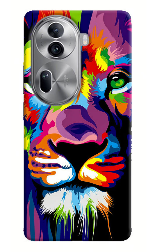 Lion Oppo Reno11 Pro 5G Hard Case Back Cover by Casekaro