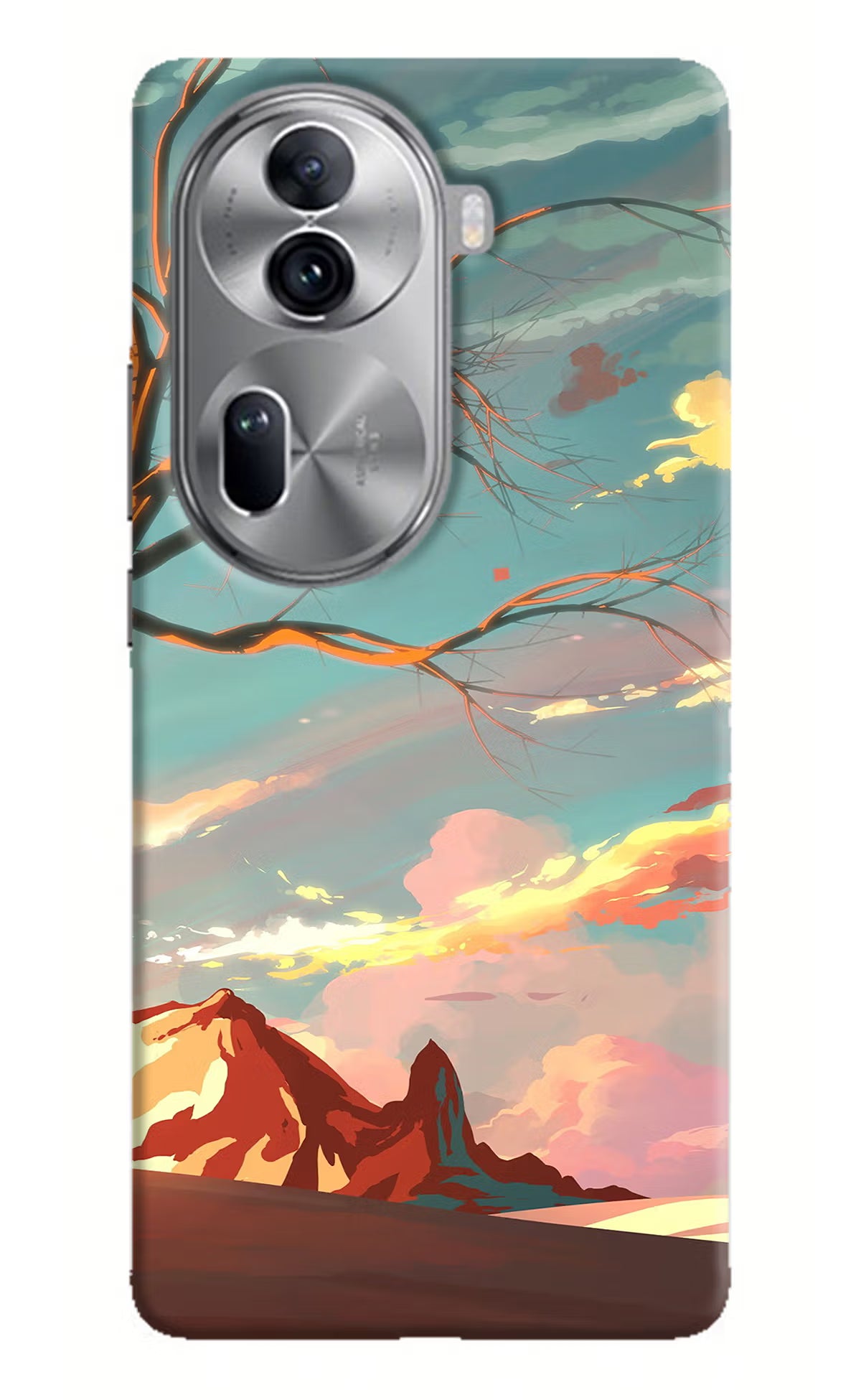 Scenery Oppo Reno11 Pro 5G Hard Case Back Cover by Casekaro