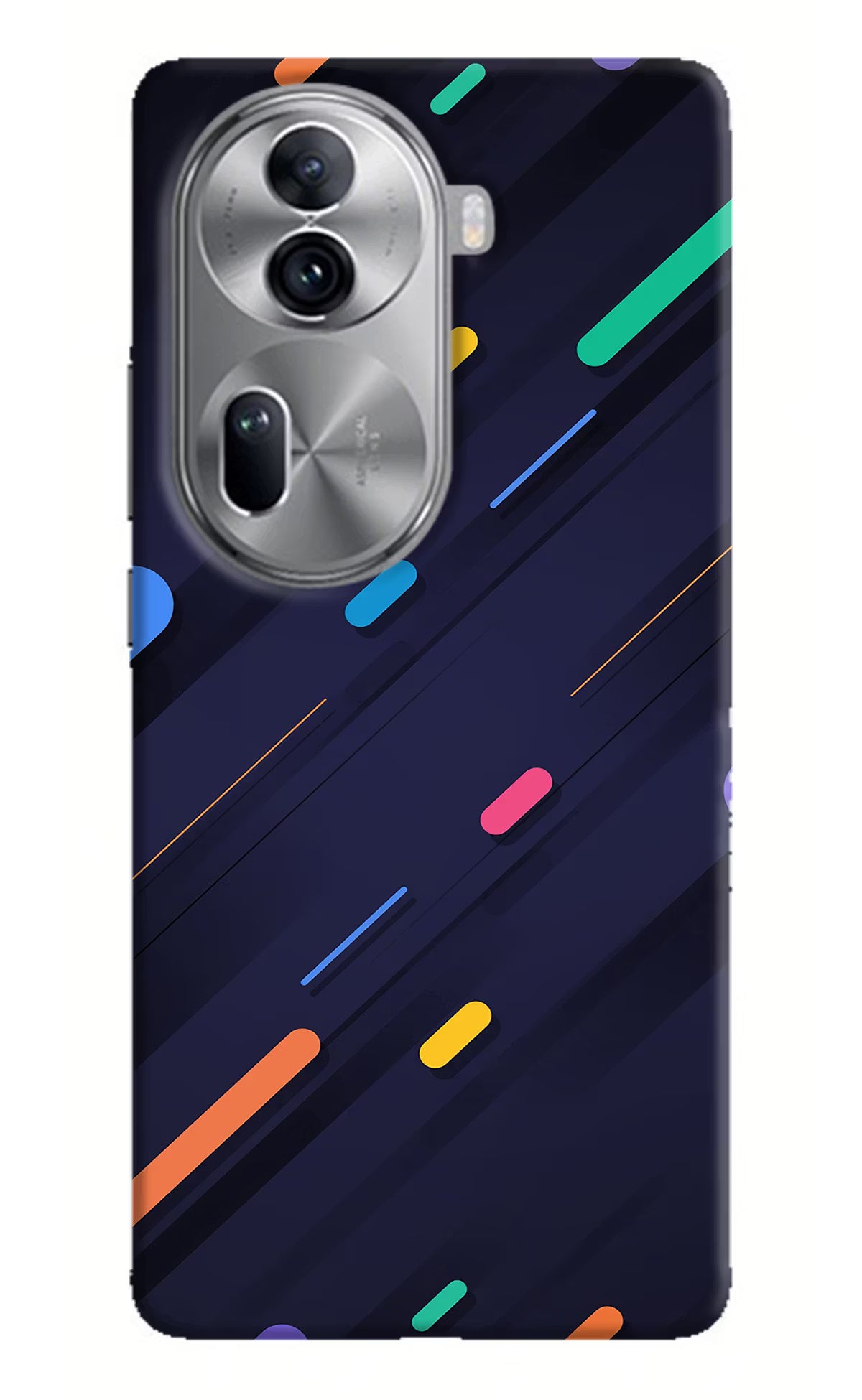 Abstract Design Oppo Reno11 Pro 5G Hard Case Back Cover by Casekaro