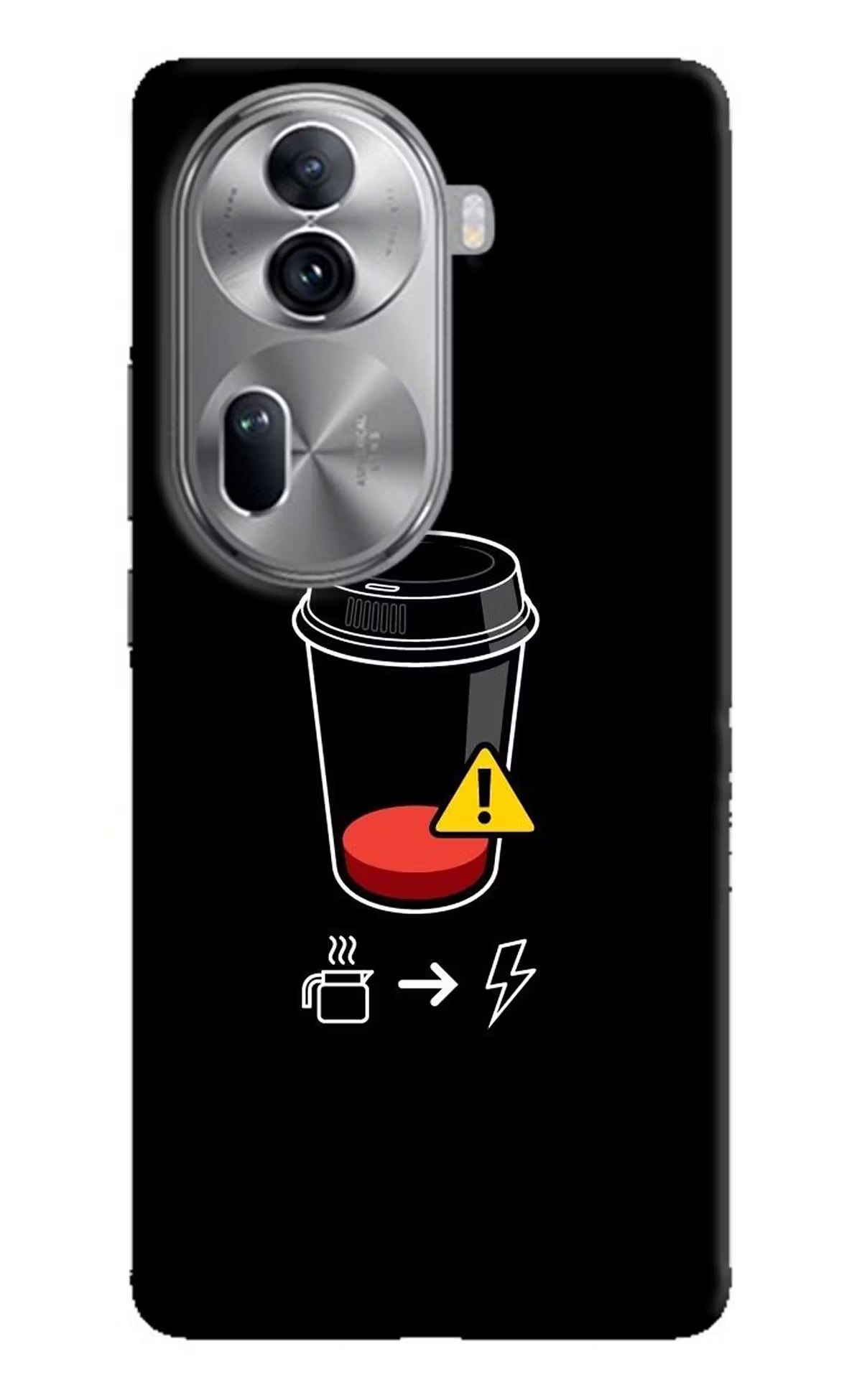 Coffee Oppo Reno11 Pro 5G Hard Case Back Cover by Casekaro