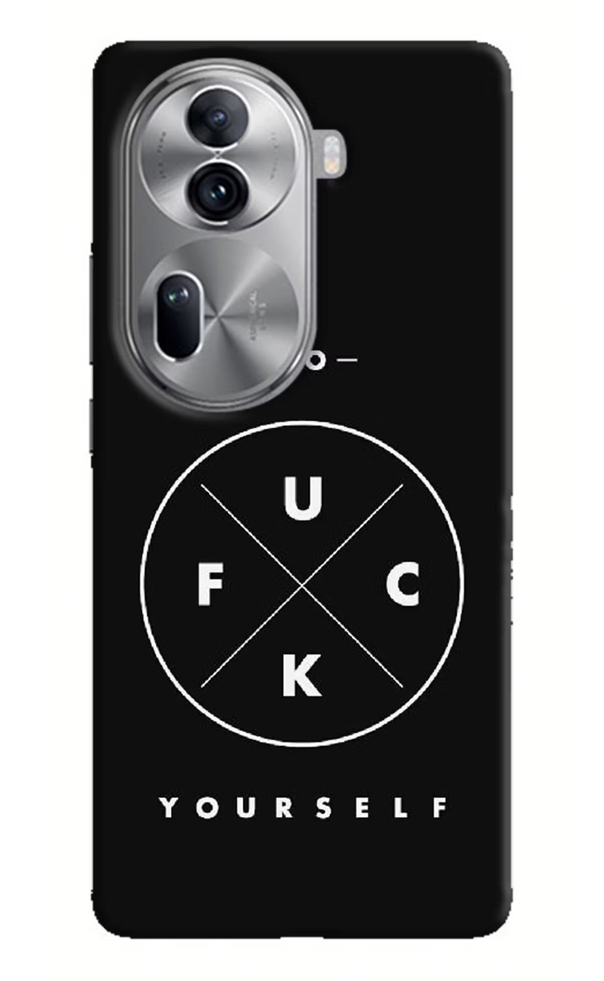 Go Fuck Yourself Oppo Reno11 Pro 5G Hard Case Back Cover by Casekaro