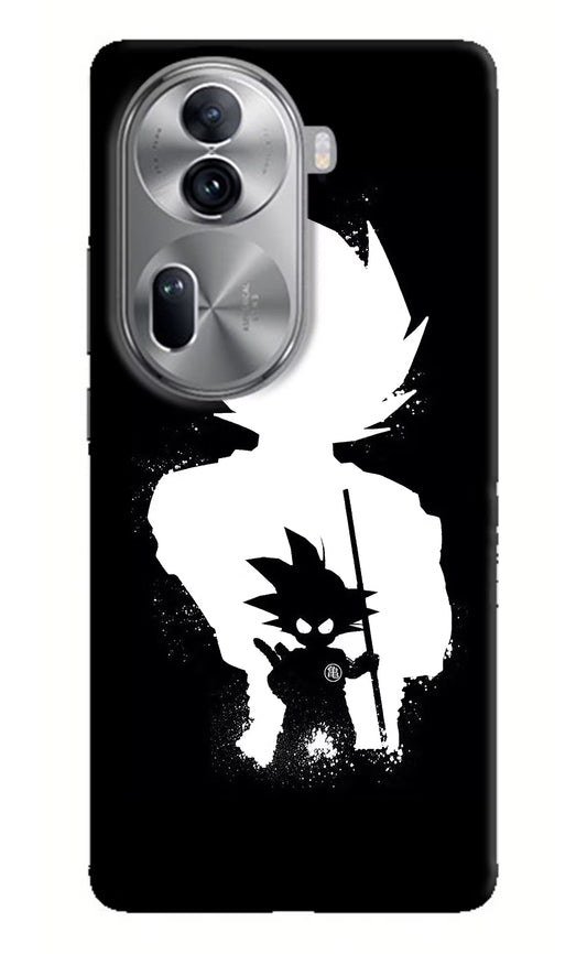 Goku Shadow Oppo Reno11 Pro 5G Hard Case Back Cover by Casekaro