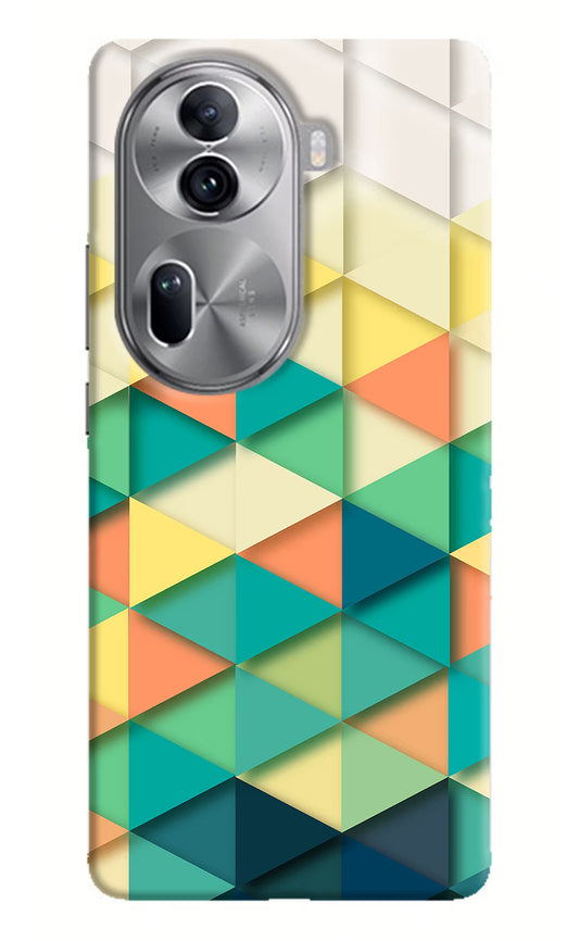 Abstract Oppo Reno11 Pro 5G Hard Case Back Cover by Casekaro
