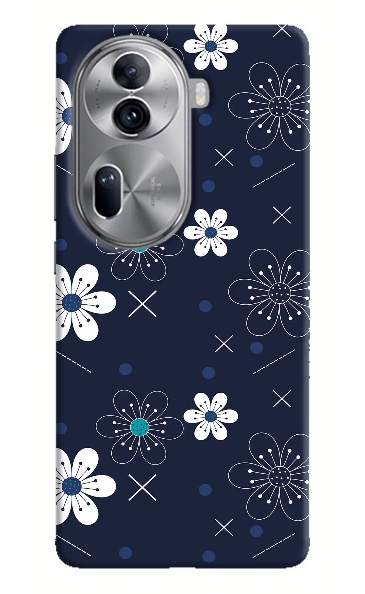 Flowers Oppo Reno11 Pro 5G Hard Case Back Cover by Casekaro