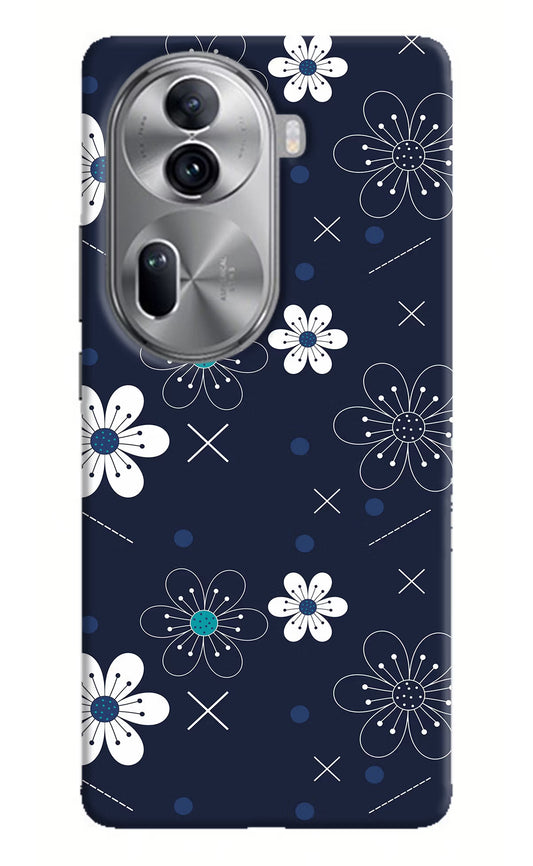 Flowers Oppo Reno11 Pro 5G Hard Case Back Cover by Casekaro