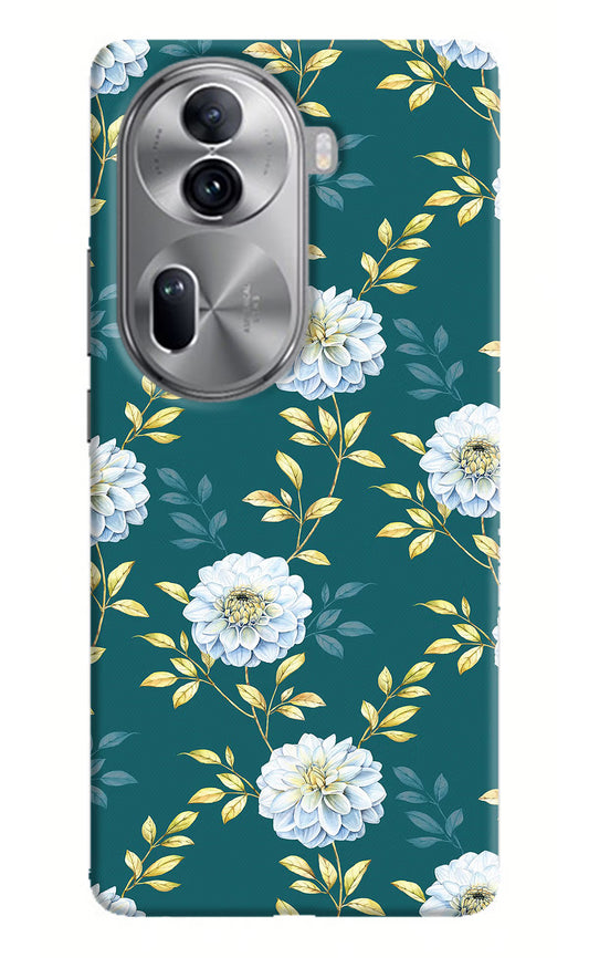 Flowers Oppo Reno11 Pro 5G Hard Case Back Cover by Casekaro