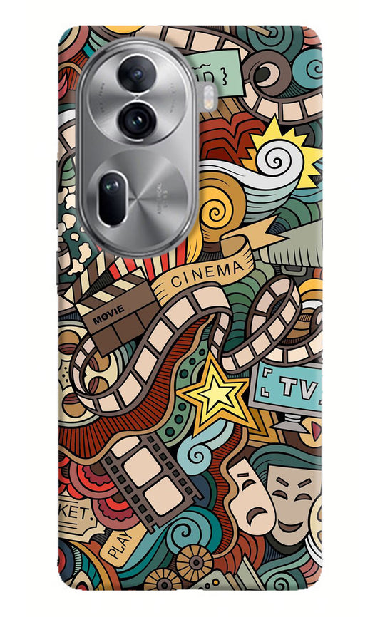 Cinema Abstract Oppo Reno11 Pro 5G Hard Case Back Cover by Casekaro