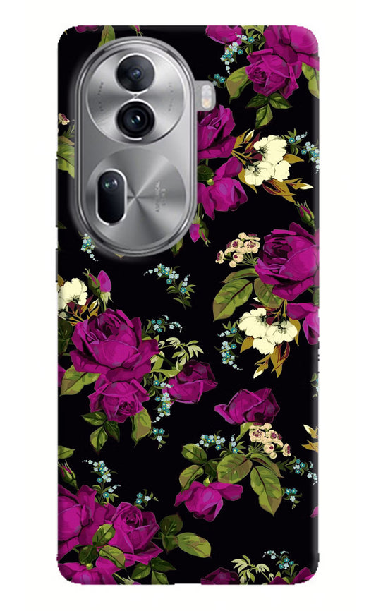 Flowers Oppo Reno11 Pro 5G Hard Case Back Cover by Casekaro