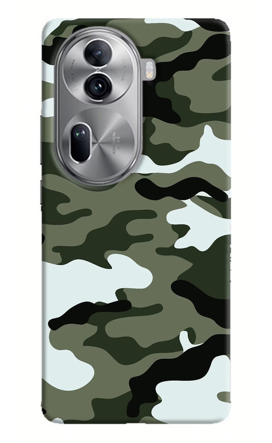 Camouflage Oppo Reno11 Pro 5G Hard Case Back Cover by Casekaro