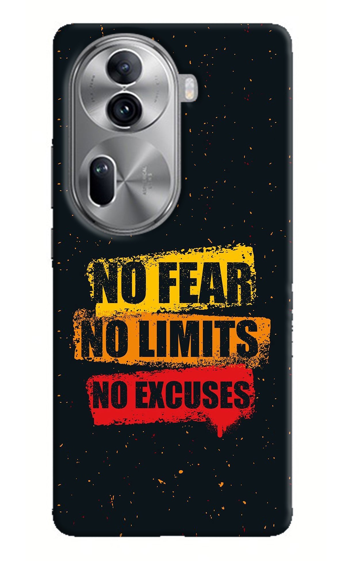 No Fear No Limits No Excuse Oppo Reno11 Pro 5G Back Cover