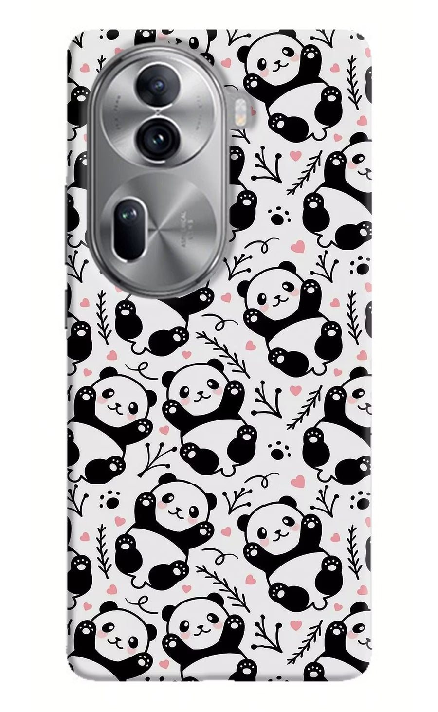 Cute Panda Oppo Reno11 Pro 5G Back Cover, Hard case