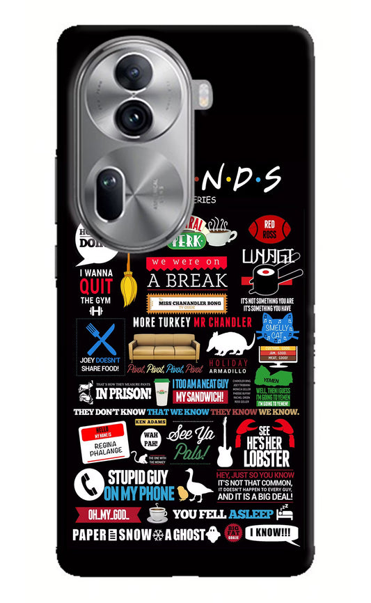 FRIENDS Oppo Reno11 Pro 5G Hard Case Back Cover by Casekaro
