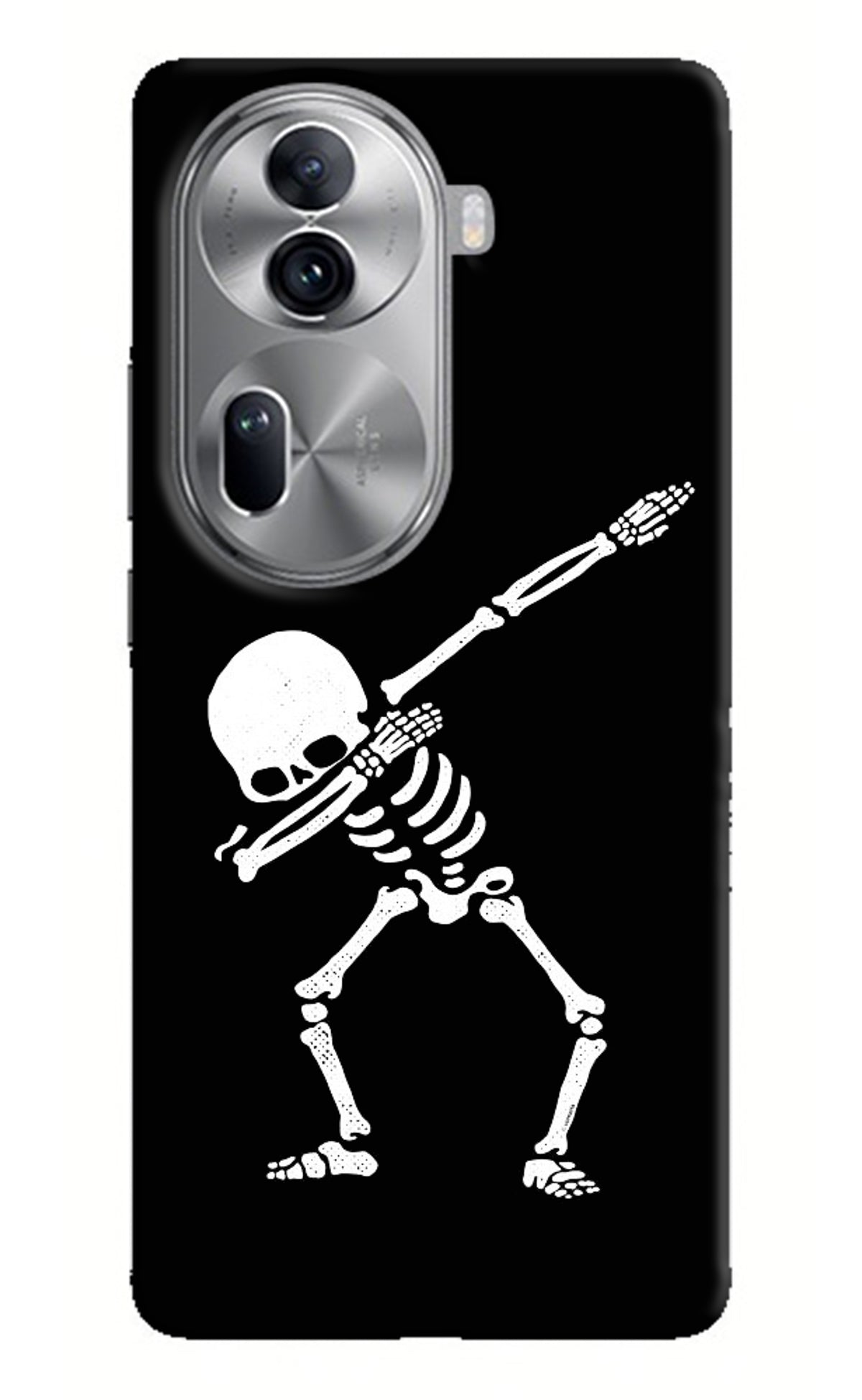 Dabbing Skeleton Art Oppo Reno11 Pro 5G Back Cover