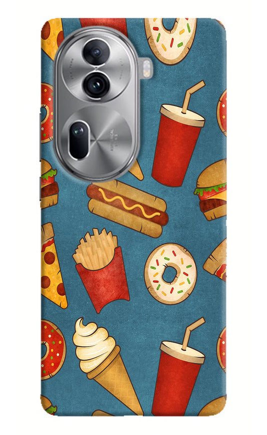 Foodie Oppo Reno11 Pro 5G Hard Case Back Cover by Casekaro