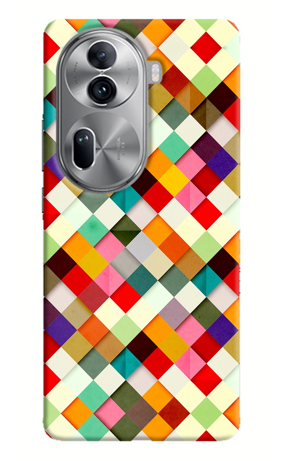 Geometric Abstract Colorful Oppo Reno11 Pro 5G Back Cover