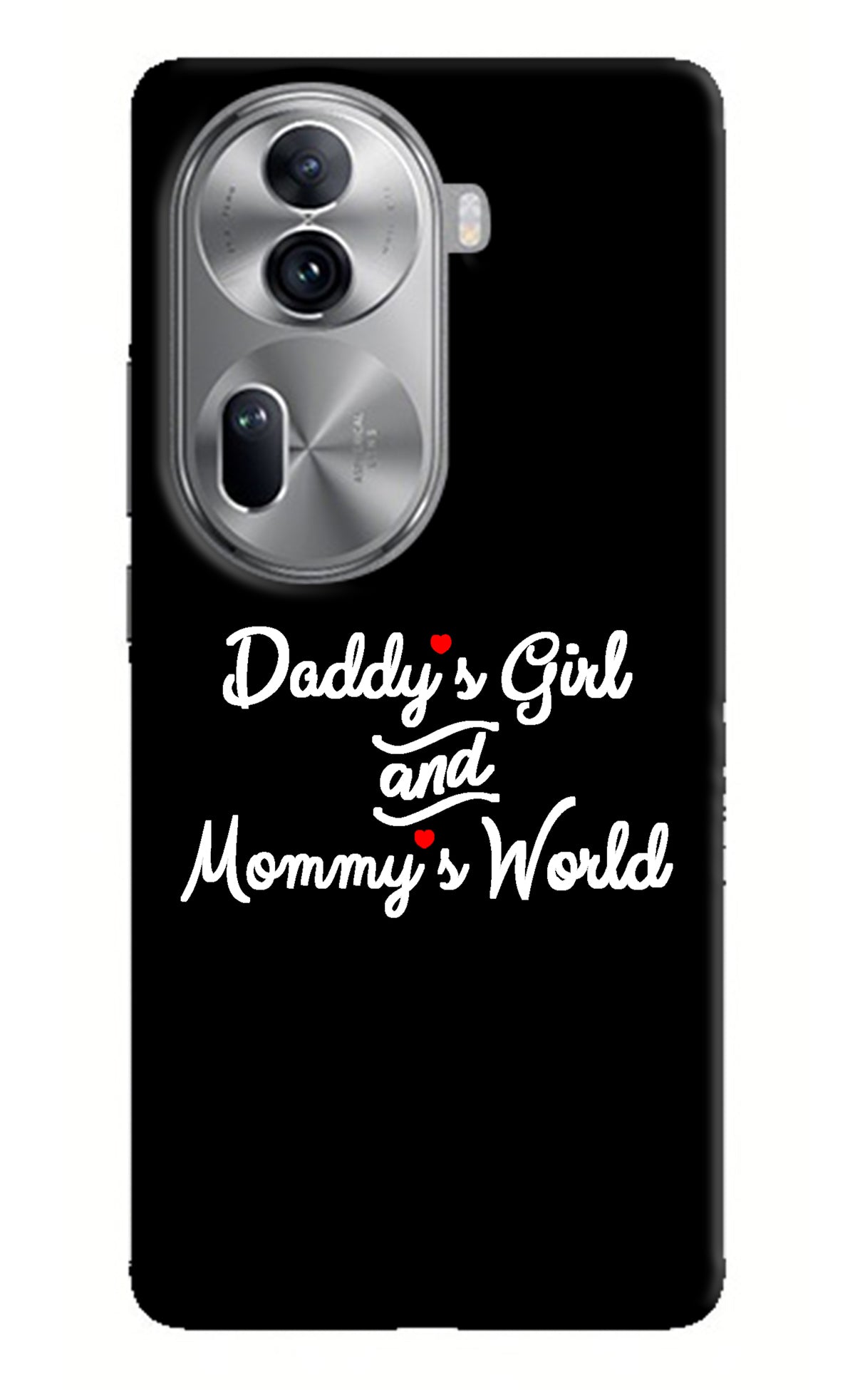 Daddy's Girl and Mommy's World Oppo Reno11 Pro 5G Back Cover