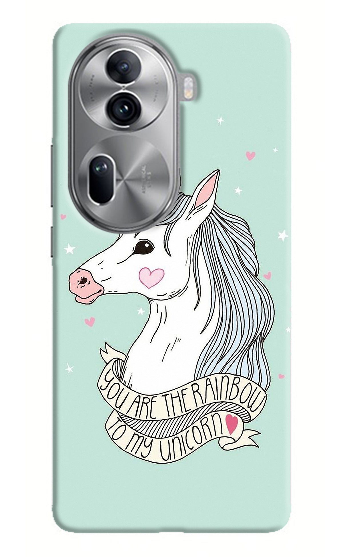 Unicorn Wallpaper Oppo Reno11 Pro 5G Back Cover