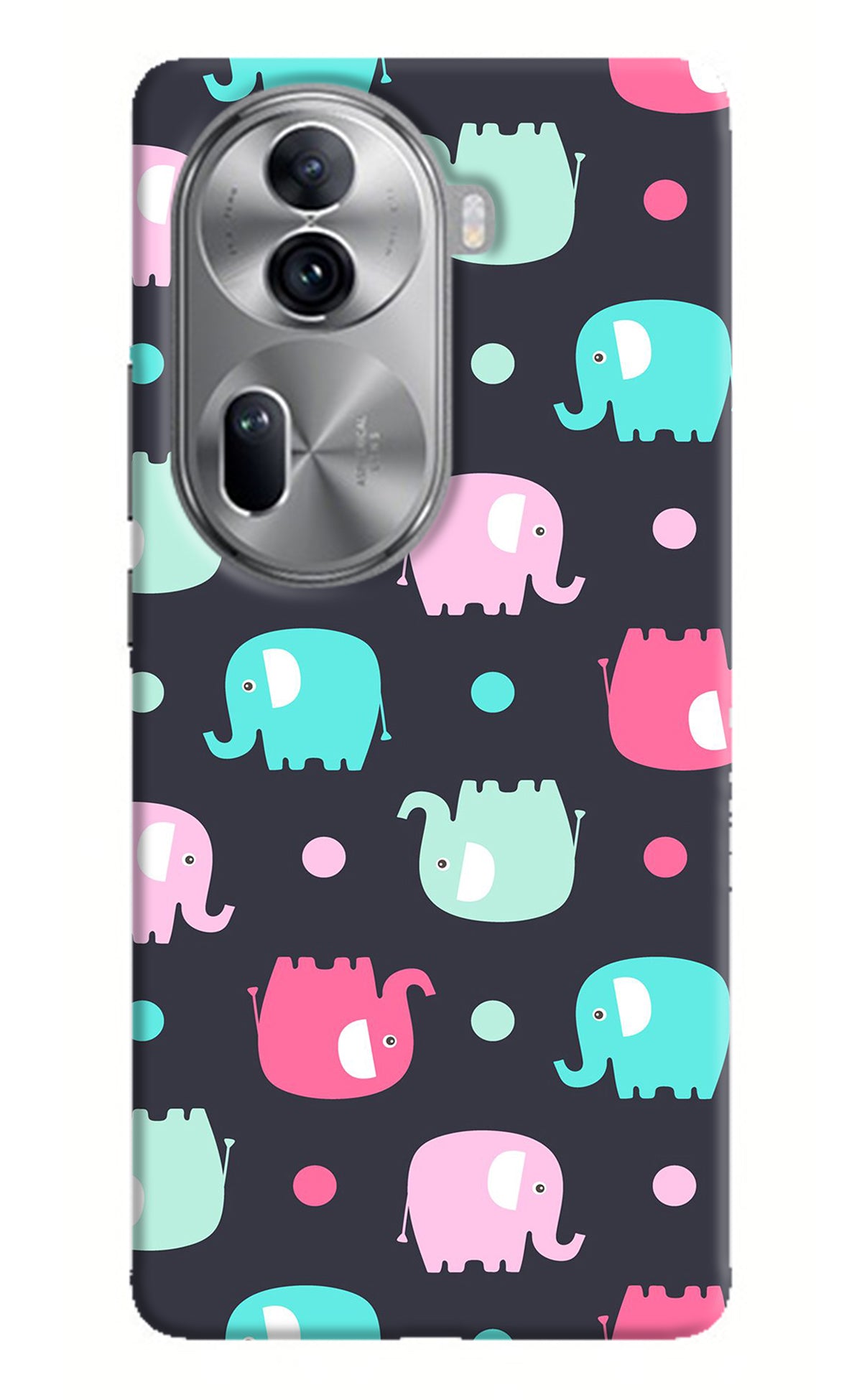 Elephants Oppo Reno11 Pro 5G Back Cover