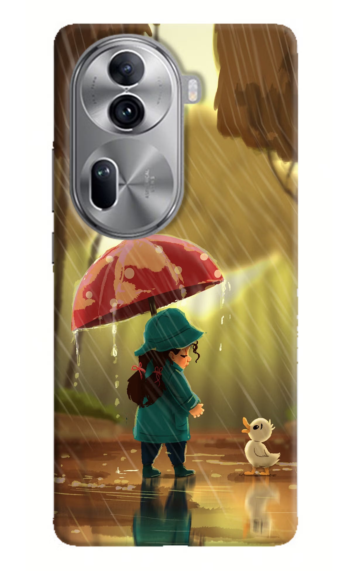 Rainy Day Oppo Reno11 Pro 5G Hard Case Back Cover by Casekaro