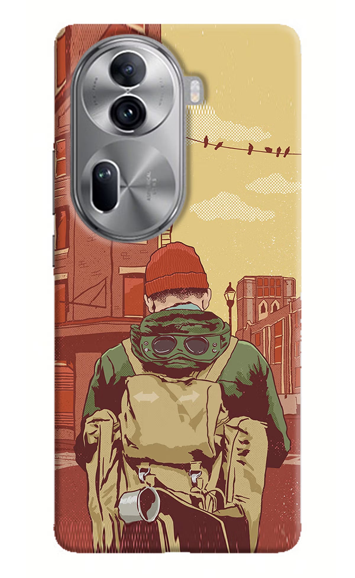 Adventurous Oppo Reno11 Pro 5G Hard Case Back Cover by Casekaro