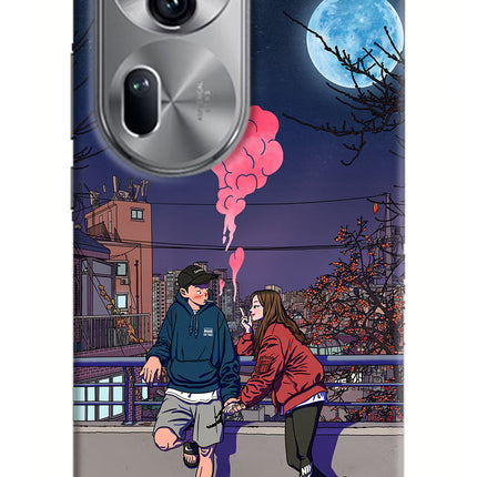 Chilling Couple Oppo Reno11 Pro 5G Hard Case Back Cover by Casekaro