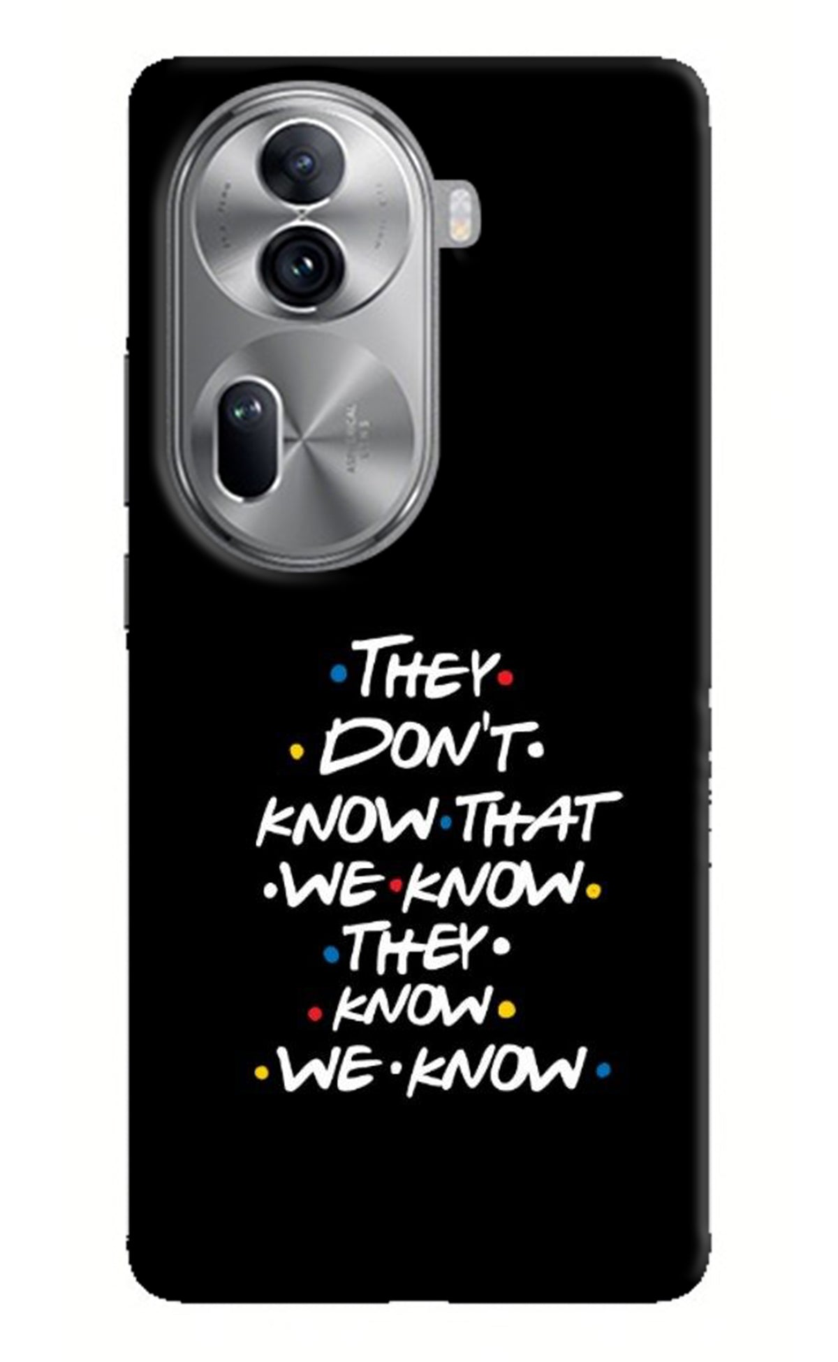 FRIENDS Dialogue Oppo Reno11 Pro 5G Back Cover