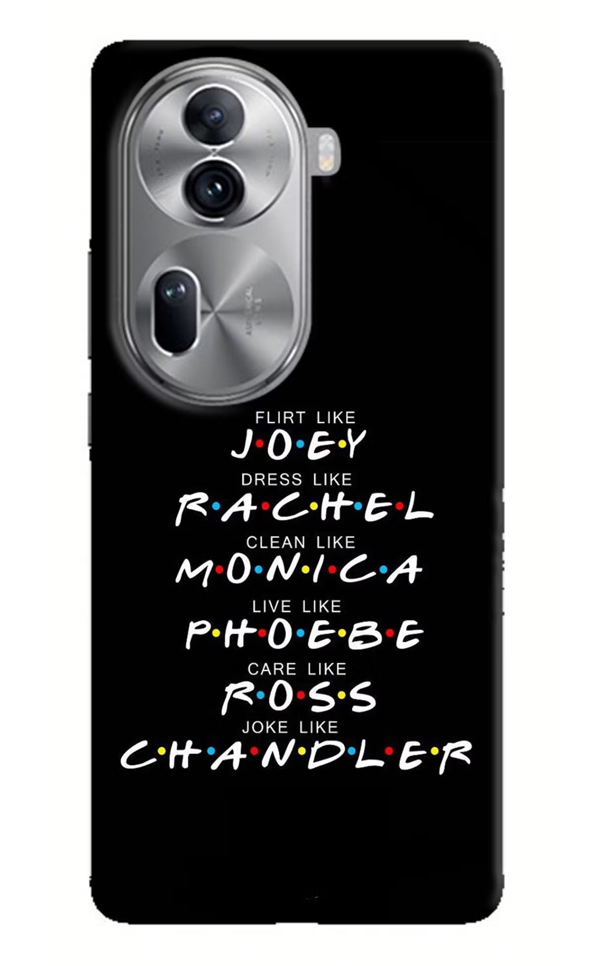 FRIENDS Character Oppo Reno11 Pro 5G Hard Case Back Cover by Casekaro
