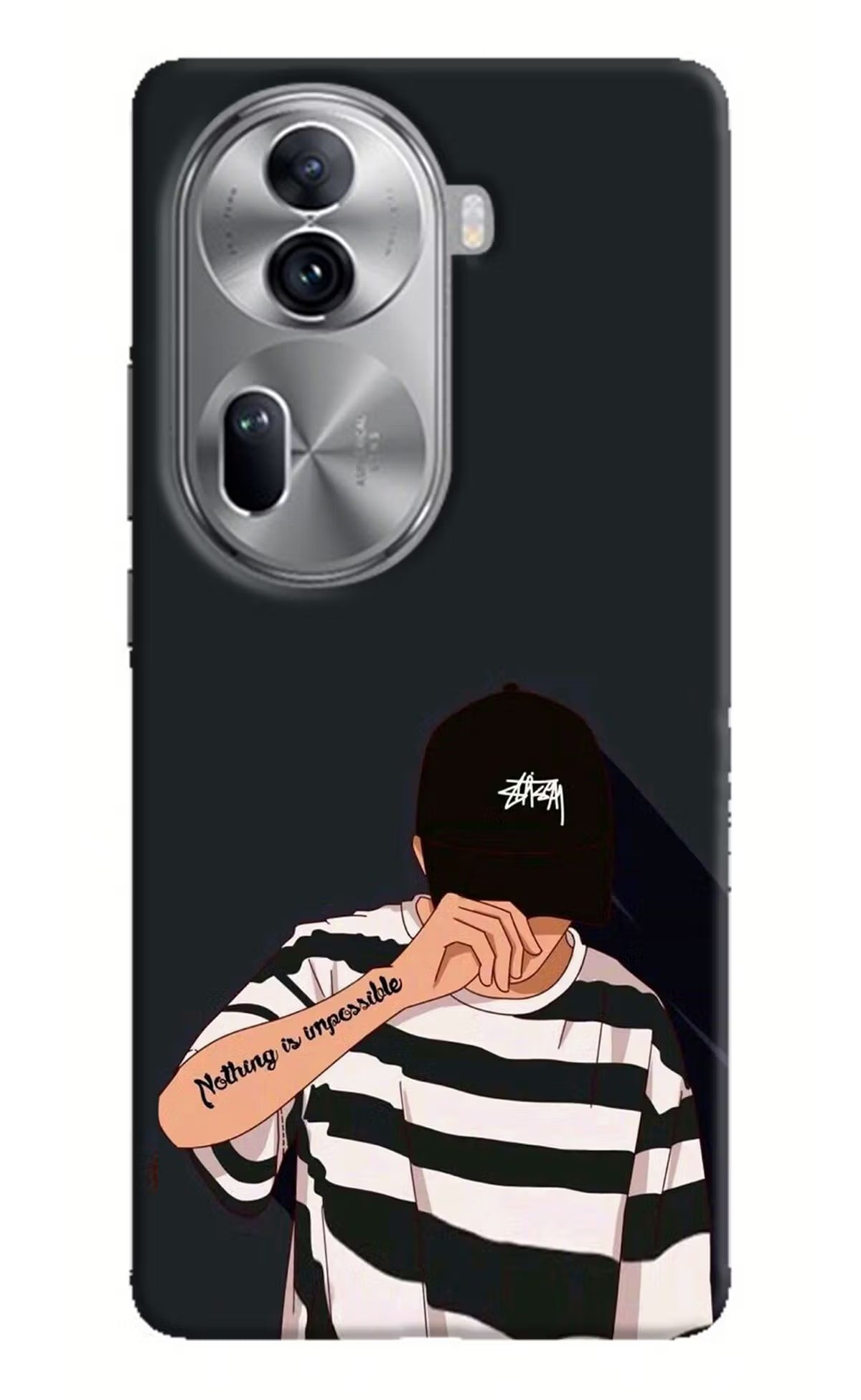 Aesthetic Boy Oppo Reno11 Pro 5G Hard Case Back Cover by Casekaro