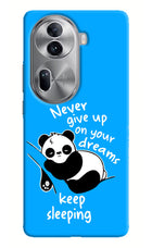 Keep Sleeping Oppo Reno11 Pro 5G Hard Case Back Cover by Casekaro