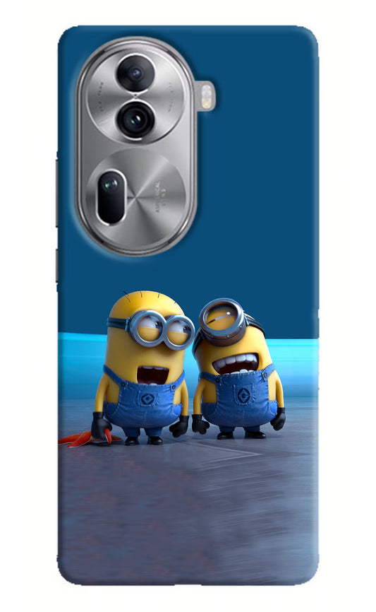 Minion Laughing Oppo Reno11 Pro 5G Hard Case Back Cover by Casekaro