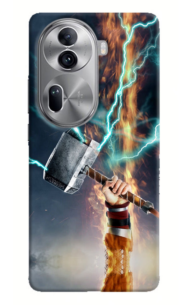 Thor Hammer Mjolnir Oppo Reno11 Pro 5G Hard Case Back Cover by Casekaro