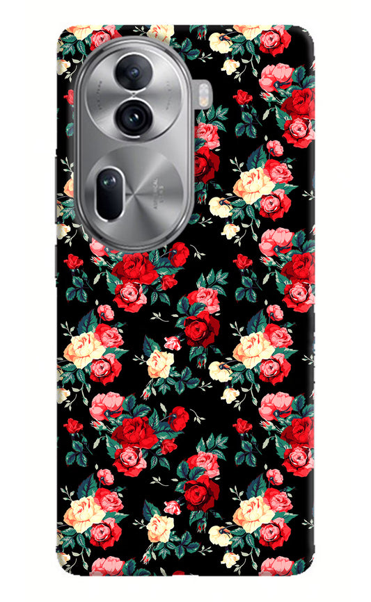 Rose Pattern Oppo Reno11 Pro 5G Hard Case Back Cover by Casekaro