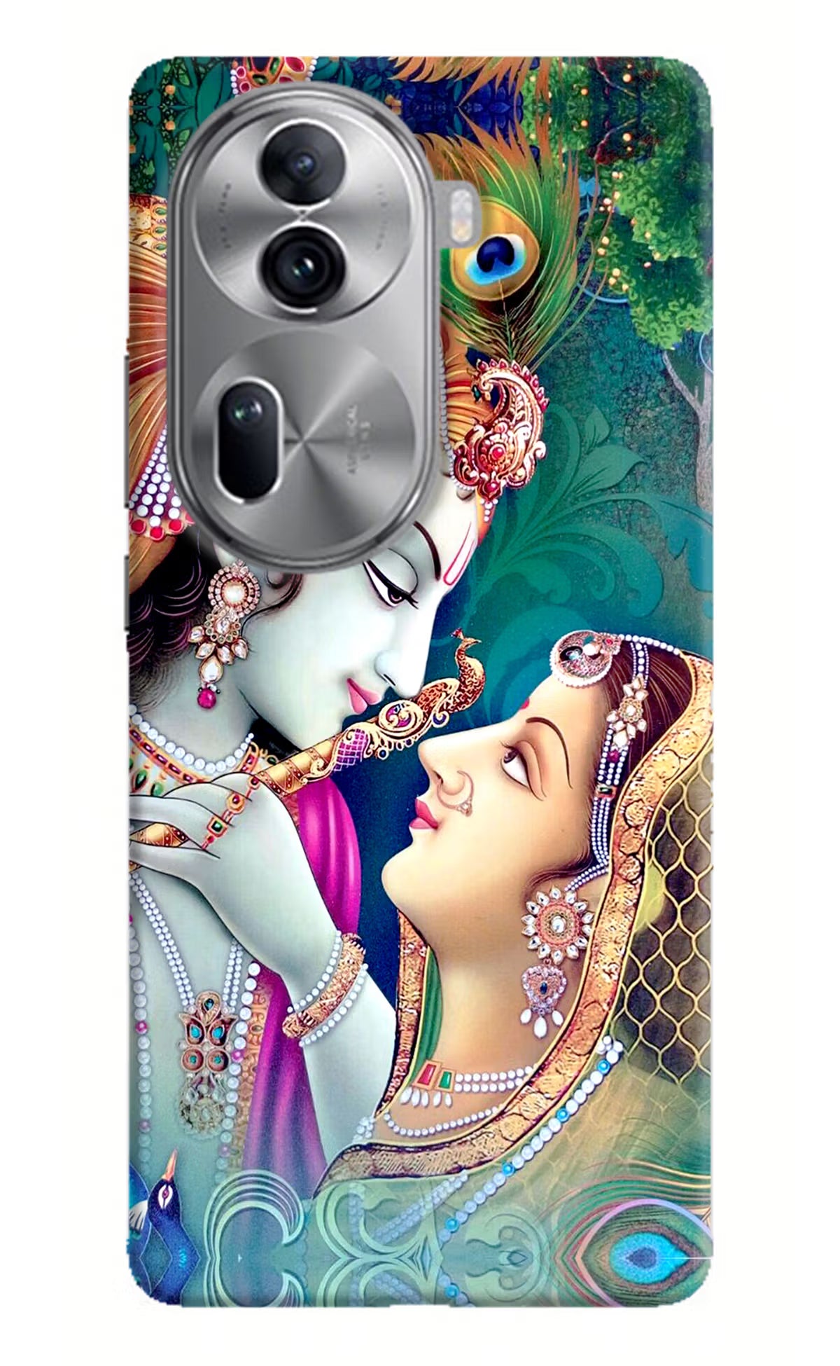 Lord Radha Krishna Oppo Reno11 Pro 5G Hard Case Back Cover by Casekaro