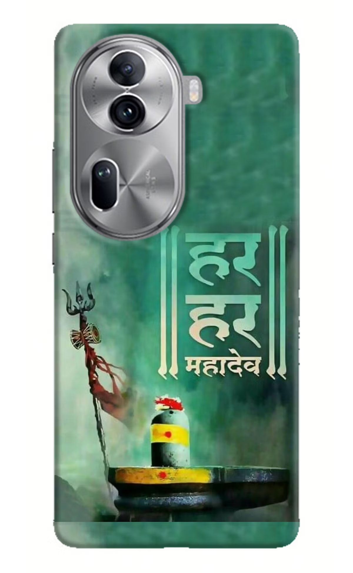 Har Har Mahadev Shivling Oppo Reno11 Pro 5G Hard Case Back Cover by Casekaro