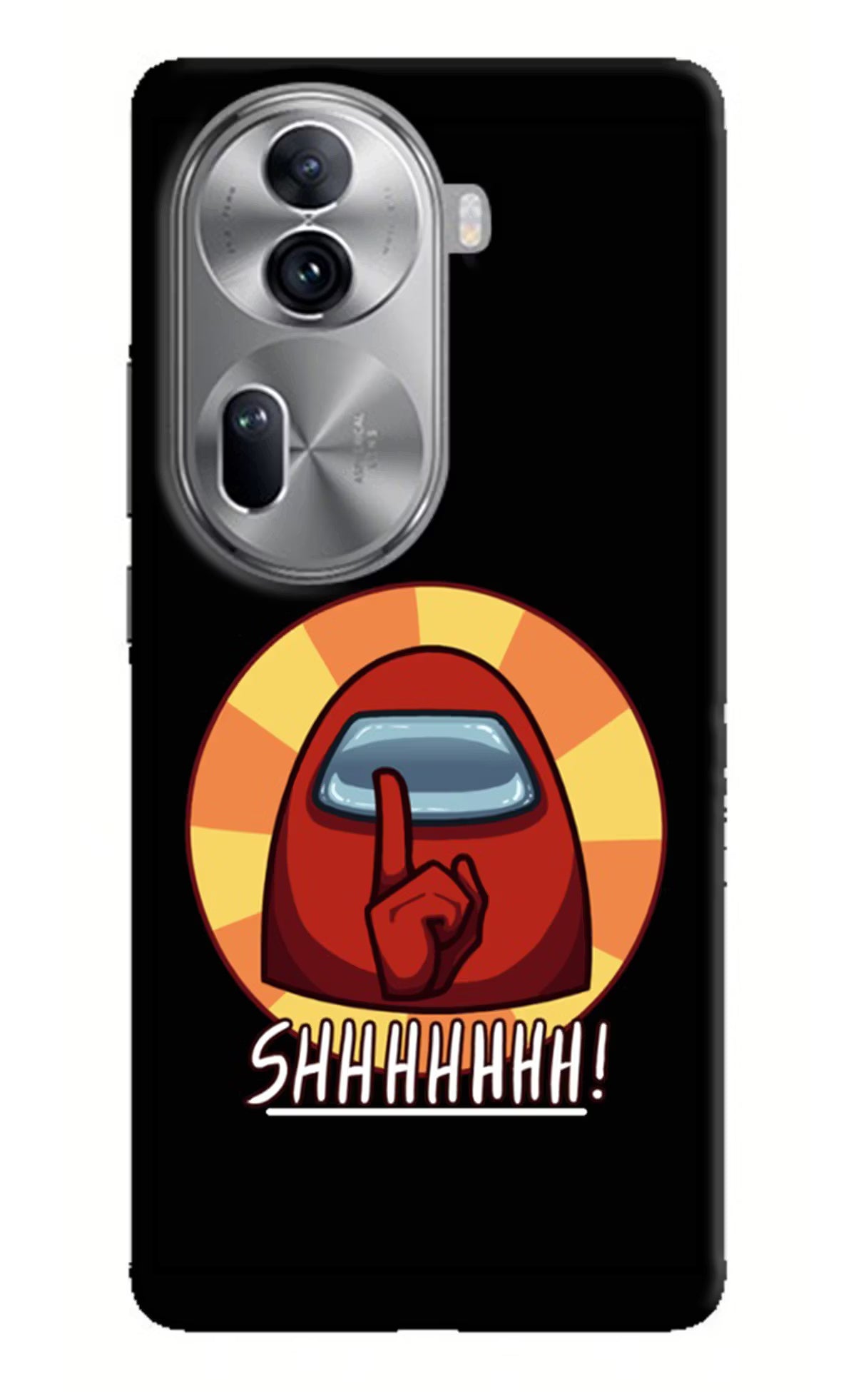 Among Us Shhh! Oppo Reno11 Pro 5G Hard Case Back Cover by Casekaro