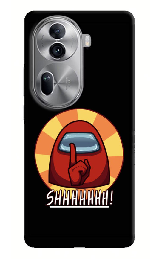 Among Us Shhh! Oppo Reno11 Pro 5G Hard Case Back Cover by Casekaro