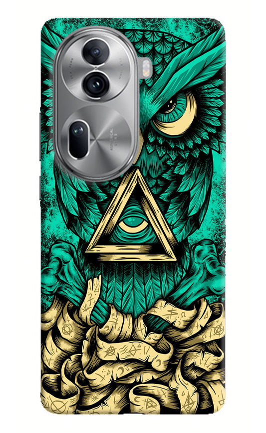 Green Owl Oppo Reno11 Pro 5G Back Cover