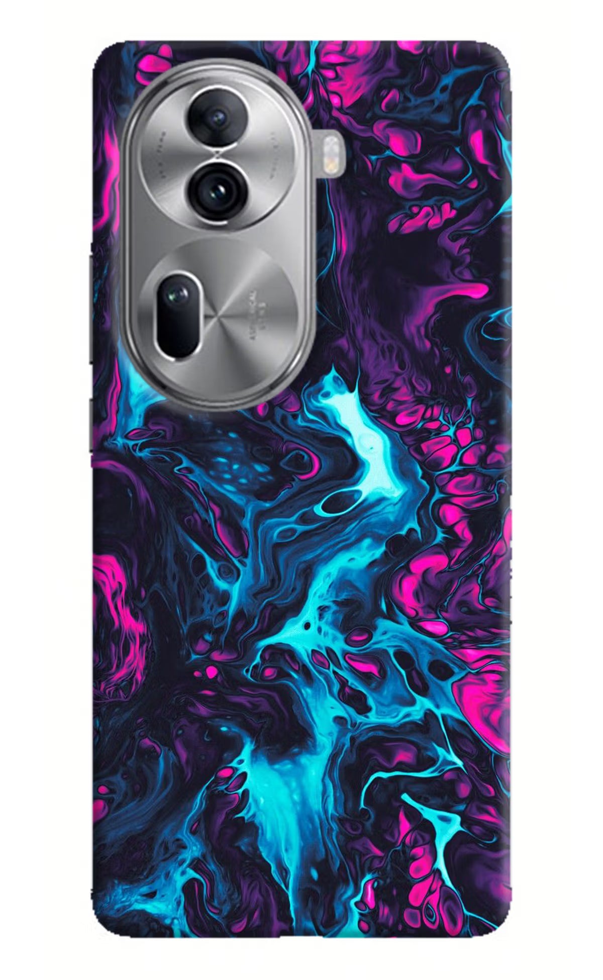 Abstract Oppo Reno11 Pro 5G Hard Case Back Cover by Casekaro