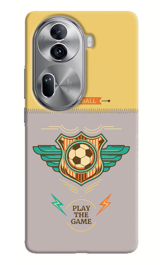 Football Oppo Reno11 Pro 5G Hard Case Back Cover by Casekaro