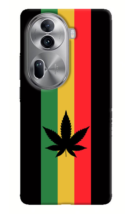 Weed Flag Oppo Reno11 Pro 5G Hard Case Back Cover by Casekaro