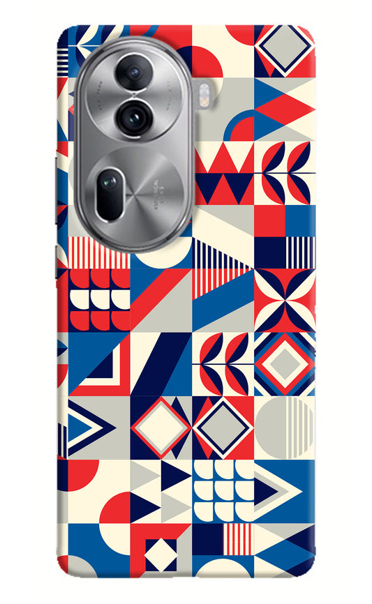 Colorful Pattern Oppo Reno11 Pro 5G Hard Case Back Cover by Casekaro