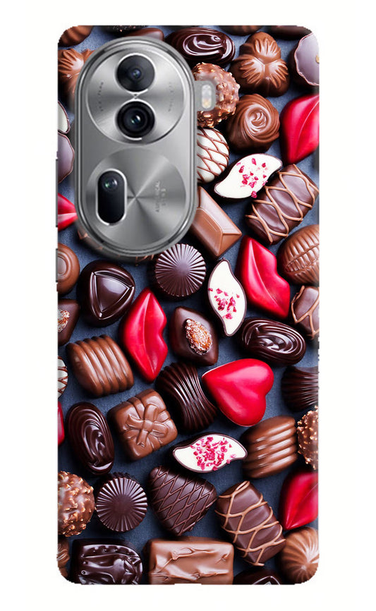 Chocolates Oppo Reno11 Pro 5G Hard Case Back Cover by Casekaro