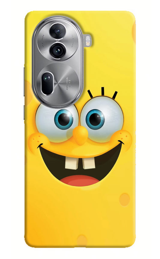 Sponge 1 Oppo Reno11 Pro 5G Hard Case Back Cover by Casekaro