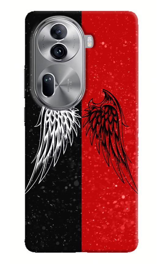 Wings Oppo Reno11 Pro 5G Hard Case Back Cover by Casekaro