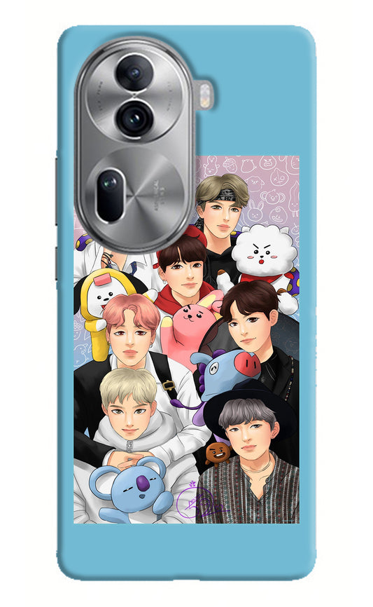 BTS with animals Oppo Reno11 Pro 5G Back Cover