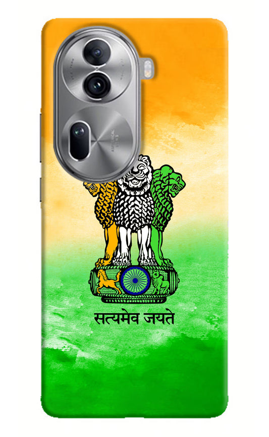 Satyamev Jayate Flag Oppo Reno11 Pro 5G Hard Case Back Cover by Casekaro
