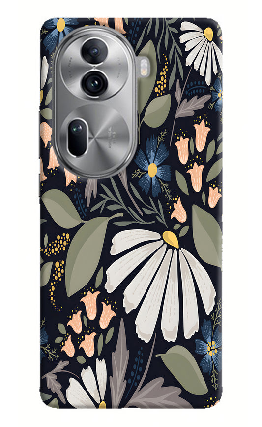Flowers Art Oppo Reno11 Pro 5G Back Cover