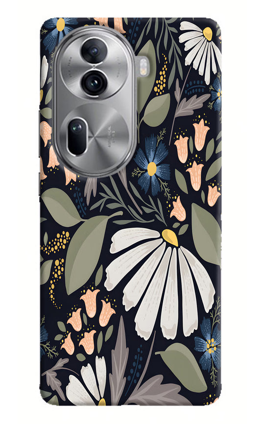 Flowers Art Oppo Reno11 Pro 5G Hard Case Back Cover by Casekaro