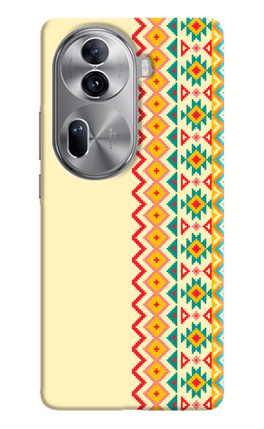 Ethnic Seamless Oppo Reno11 Pro 5G Hard Case Back Cover by Casekaro
