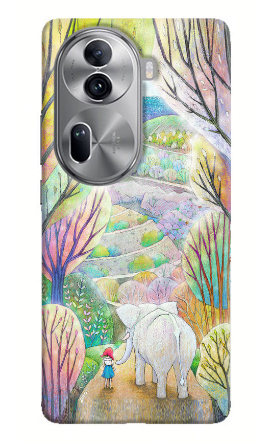 Nature Painting Oppo Reno11 Pro 5G Hard Case Back Cover by Casekaro